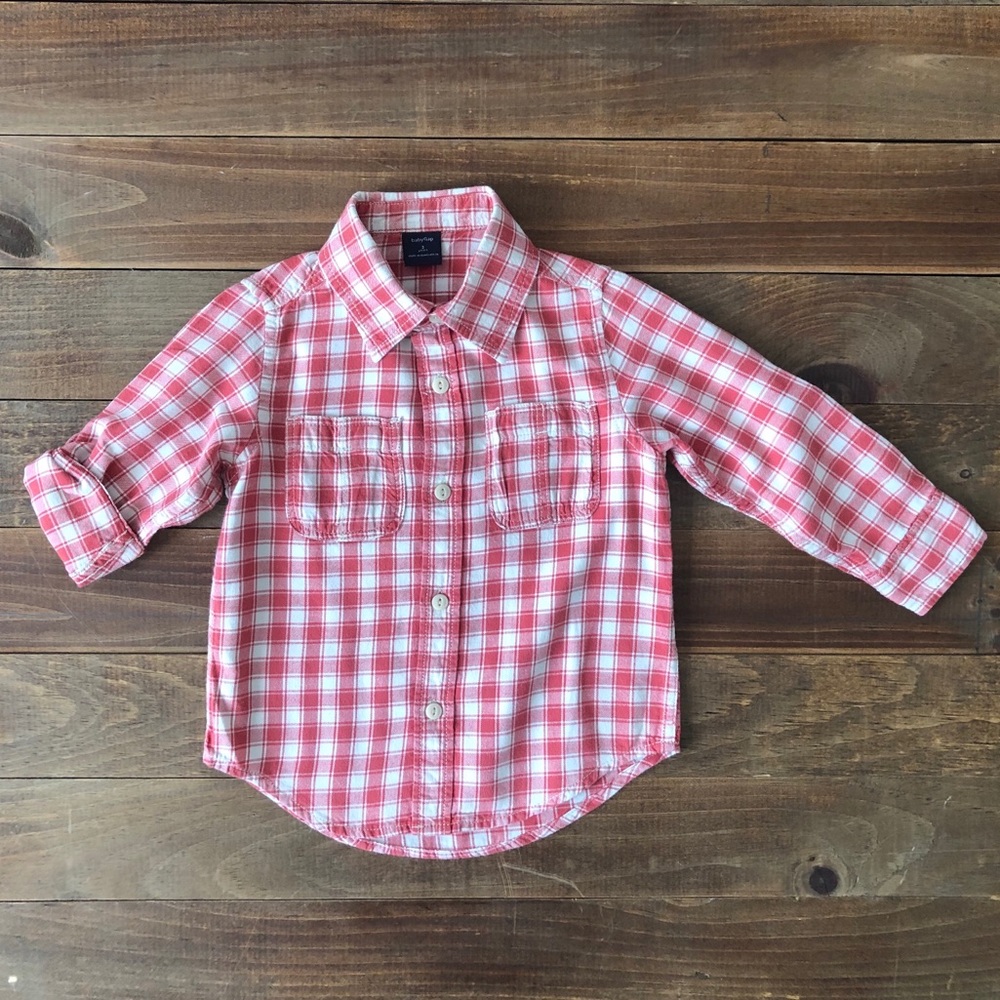 Baby Gap Flannel Button Down Shirt